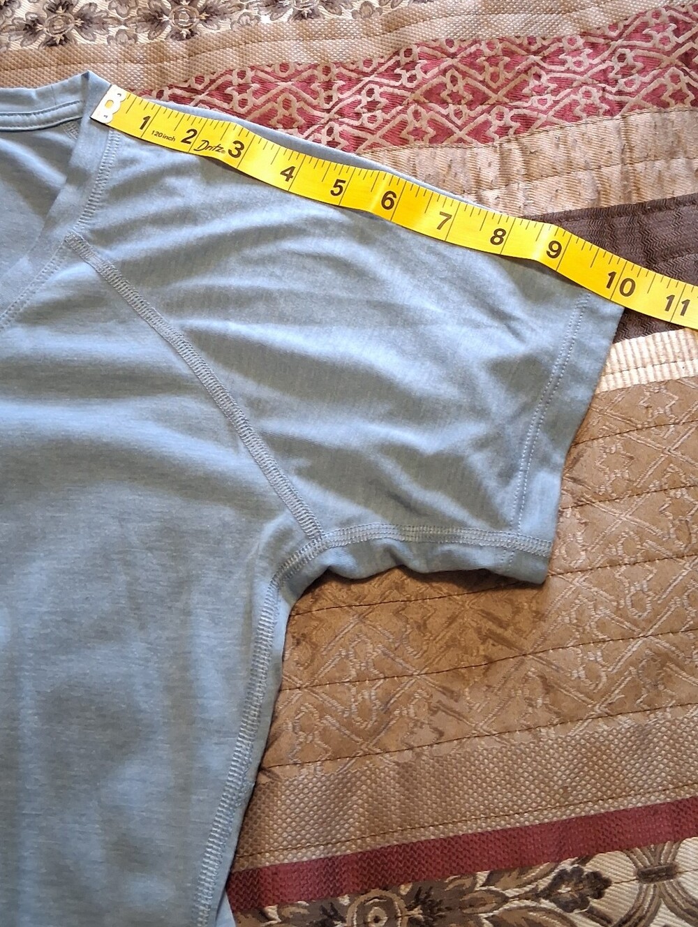 Patagonia Women Capilene Cool Trail Shirt Short Sleeve Blue L Athletica - Picture 11 of 12
